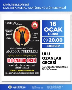 KONSER: ULU OZANLAR GECESİ